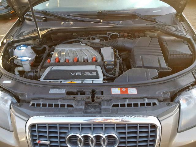 WAUKD98P37A124283 - 2007 AUDI A3 S-LINE TAN photo 7