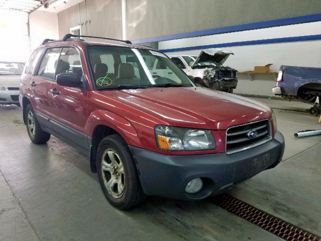 JF1SG63674H718729 - 2004 SUBARU FORESTER 2 RED photo 1