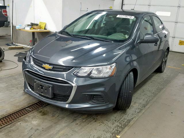 1G1JF5SB6H4129484 - 2017 CHEVROLET SONIC PREM GRAY photo 2