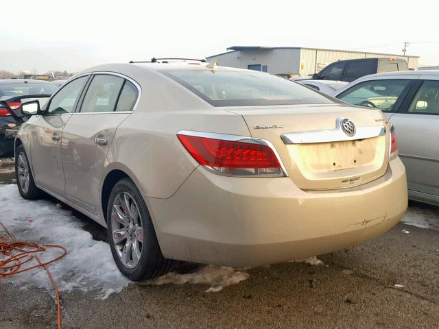 1G4GC5EG3AF185311 - 2010 BUICK LACROSSE C TAN photo 3