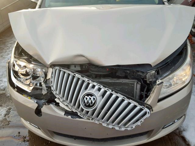 1G4GC5EG3AF185311 - 2010 BUICK LACROSSE C TAN photo 7