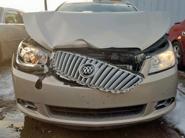 1G4GC5EG3AF185311 - 2010 BUICK LACROSSE C TAN photo 9