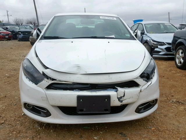 1C3CDFBA8DD331227 - 2013 DODGE DART SXT WHITE photo 9