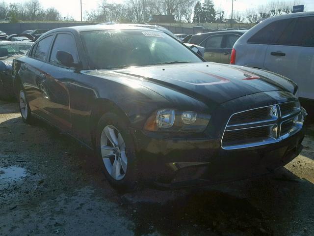 2C3CDXBG4EH170342 - 2014 DODGE CHARGER SE BLACK photo 1