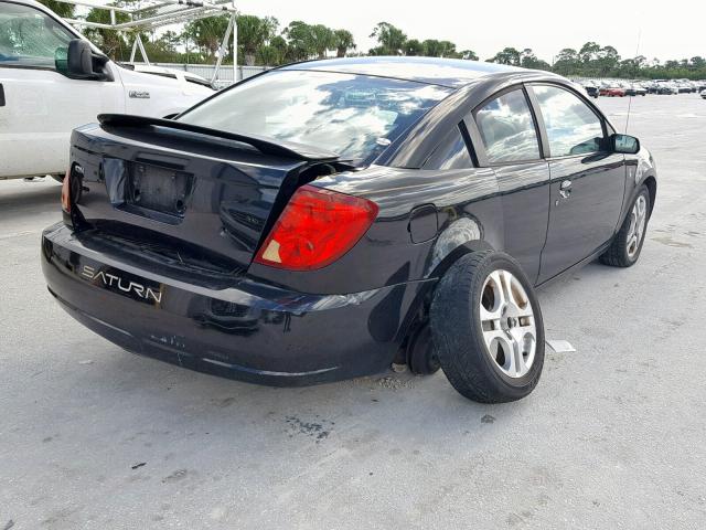 1G8AV12FX4Z165434 - 2004 SATURN ION LEVEL BLACK photo 4