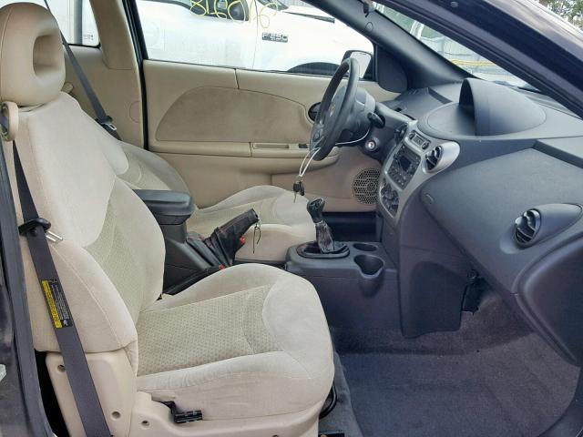 1G8AV12FX4Z165434 - 2004 SATURN ION LEVEL BLACK photo 5