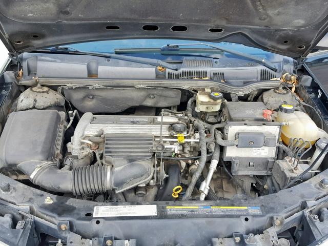 1G8AV12FX4Z165434 - 2004 SATURN ION LEVEL BLACK photo 7