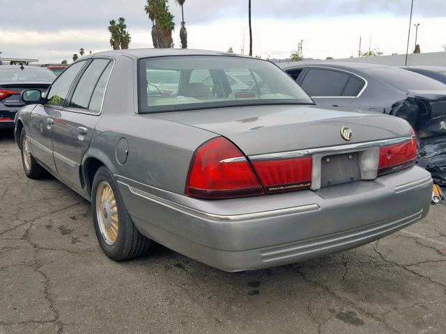 2MEFM75W1YX709200 - 2000 MERCURY GRAND MARQ GRAY photo 3