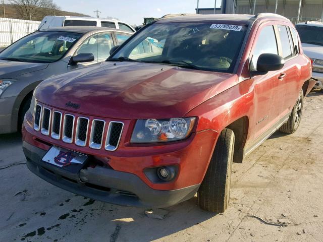 1C4NJCBA5ED832671 - 2014 JEEP COMPASS SP 红色 照片 2