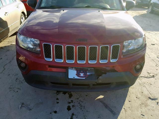 1C4NJCBA5ED832671 - 2014 JEEP COMPASS SP 红色 照片 9