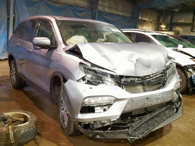 5FNYF6H72HB049266 - 2017 HONDA PILOT EXLN SILVER photo 1