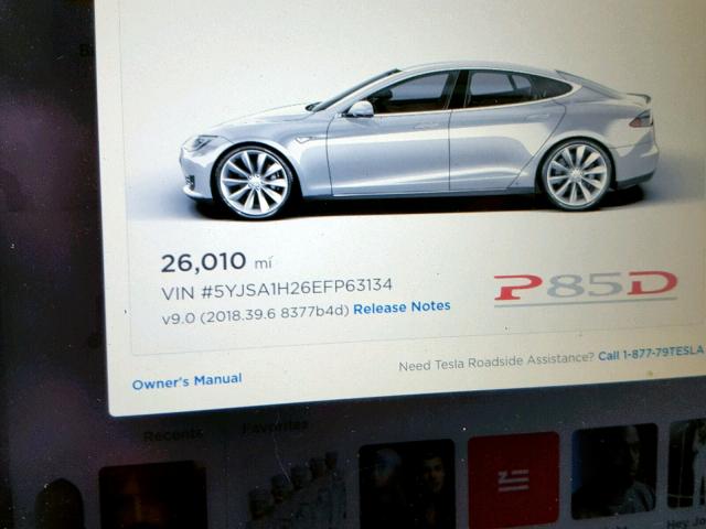 5YJSA1H26EFP63134 - 2014 TESLA MODEL S SILVER photo 8