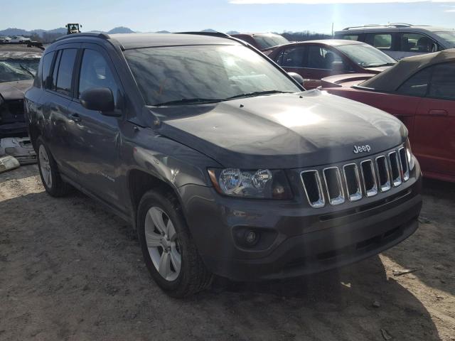 1C4NJCBA9HD123584 - 2017 JEEP COMPASS SP GRAY photo 1