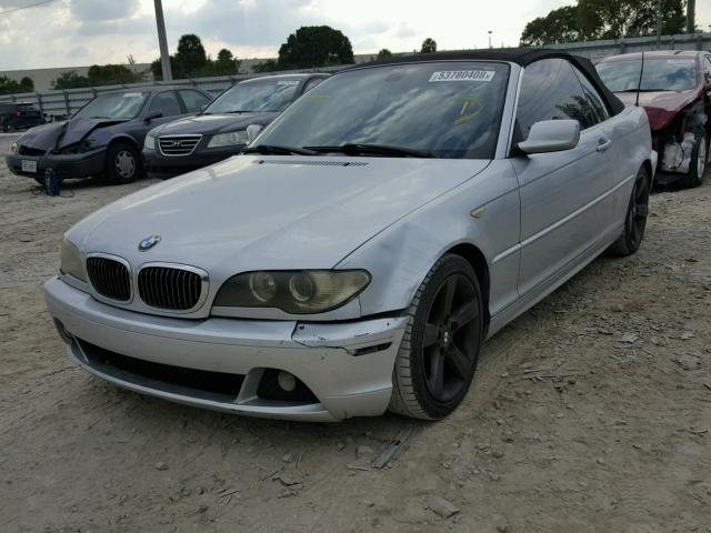 WBABW334X4PL25868 - 2004 BMW 325 CI SILVER photo 2