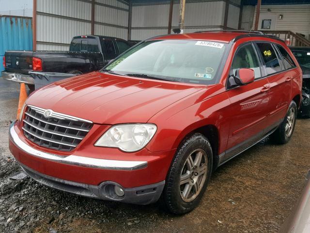 2A8GF68X17R225313 - 2007 CHRYSLER PACIFICA T RED photo 2