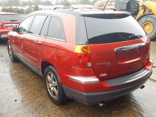 2A8GF68X17R225313 - 2007 CHRYSLER PACIFICA T RED photo 3