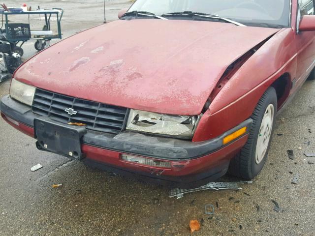 1G1LT53T2PY163938 - 1993 CHEVROLET CORSICA LT RED photo 10