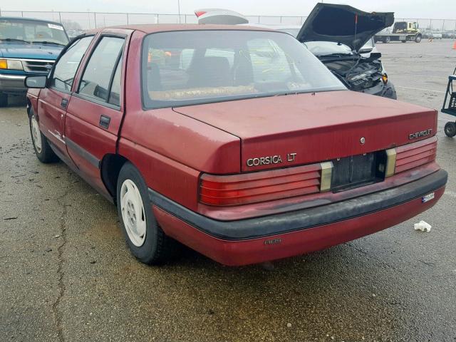 1G1LT53T2PY163938 - 1993 CHEVROLET CORSICA LT RED photo 3