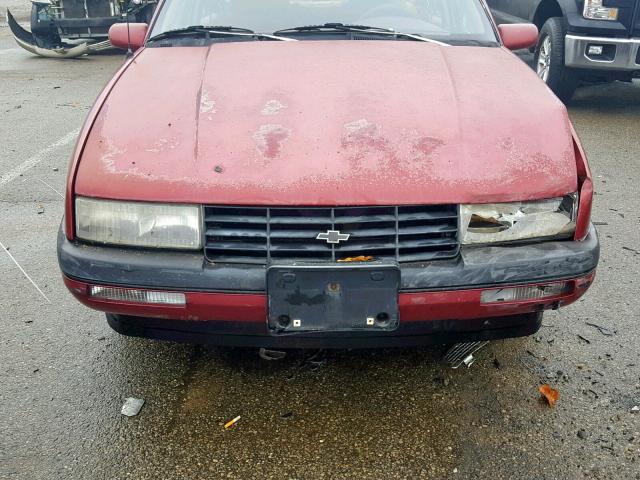 1G1LT53T2PY163938 - 1993 CHEVROLET CORSICA LT RED photo 9