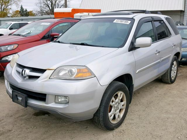 2HNYD18974H524404 - 2004 ACURA MDX TOURIN SILVER photo 2