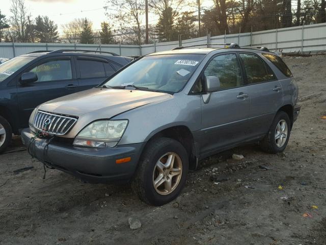 JTJHF10U410205961 - 2001 LEXUS RX 300 GRAY photo 2