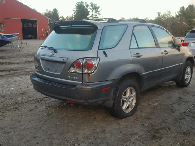 JTJHF10U410205961 - 2001 LEXUS RX 300 GRAY photo 4