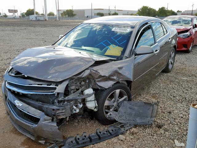 1G1ZC5E00CF128110 - 2012 CHEVROLET MALIBU 1LT BROWN photo 2