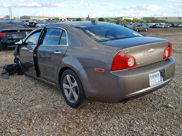 1G1ZC5E00CF128110 - 2012 CHEVROLET MALIBU 1LT BROWN photo 3