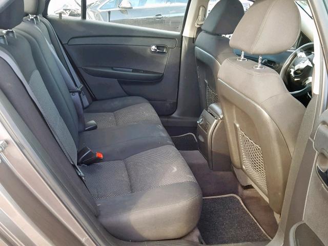 1G1ZC5E00CF128110 - 2012 CHEVROLET MALIBU 1LT BROWN photo 6