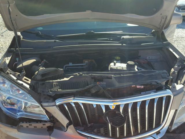 KL4CJASBXDB154041 - 2013 BUICK ENCORE SILVER photo 7