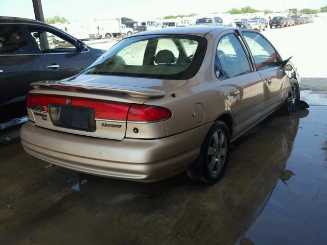 1MEFM66L9WK658334 - 1998 MERCURY MYSTIQUE L BEIGE photo 4