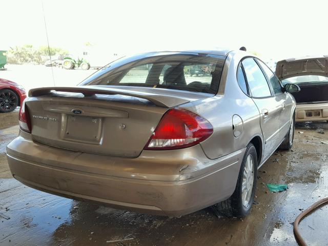 1FAFP56S54G174807 - 2004 FORD TAURUS SEL TAN photo 4