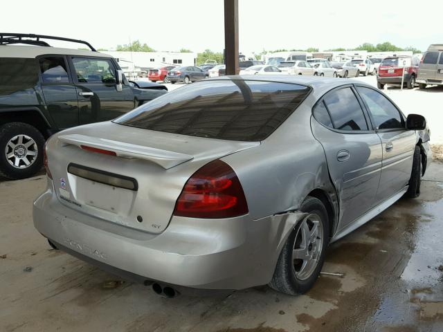 2G2WP522641311724 - 2004 PONTIAC GRAND PRIX SILVER photo 4