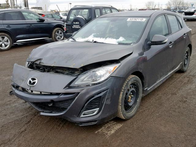 JM1BL1H55A1122581 - 2010 MAZDA 3 S GRAY photo 2