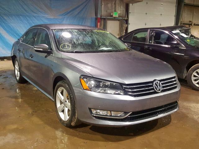 1VWAS7A35FC119974 - 2015 VOLKSWAGEN PASSAT S GRAY photo 1