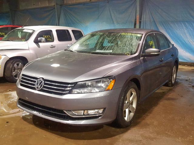 1VWAS7A35FC119974 - 2015 VOLKSWAGEN PASSAT S GRAY photo 2