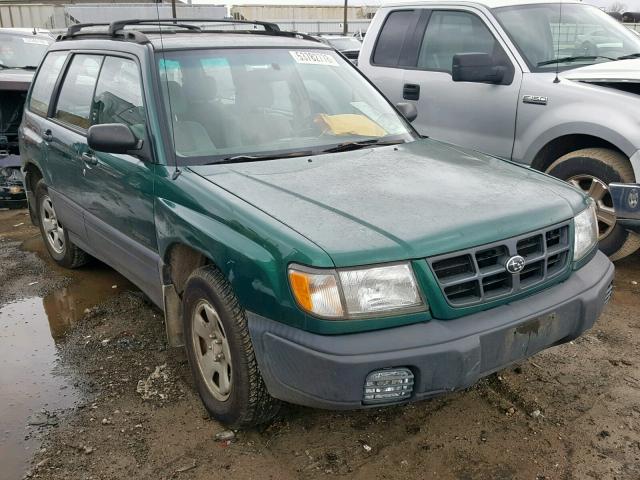 JF1SF6351YH710982 - 2000 SUBARU FORESTER L GREEN photo 1