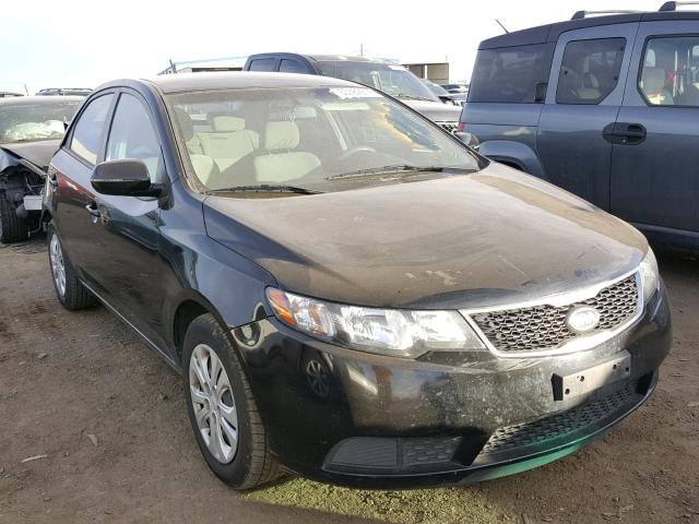 KNAFU4A27D5650486 - 2013 KIA FORTE EX BLACK photo 1