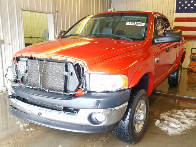 3D7KS28A48G176400 - 2008 DODGE RAM 2500 S წითელი ფოტო 2