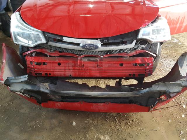 1FAHP34N78W199214 - 2008 FORD FOCUS S/SE RED photo 7