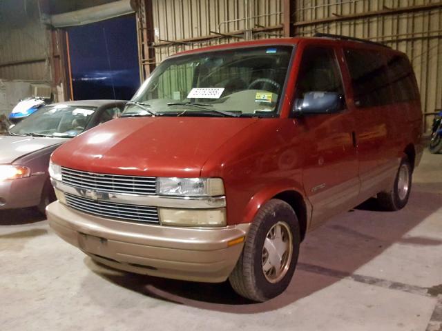 1GNDM19X02B144013 - 2002 CHEVROLET ASTRO MAROON photo 2