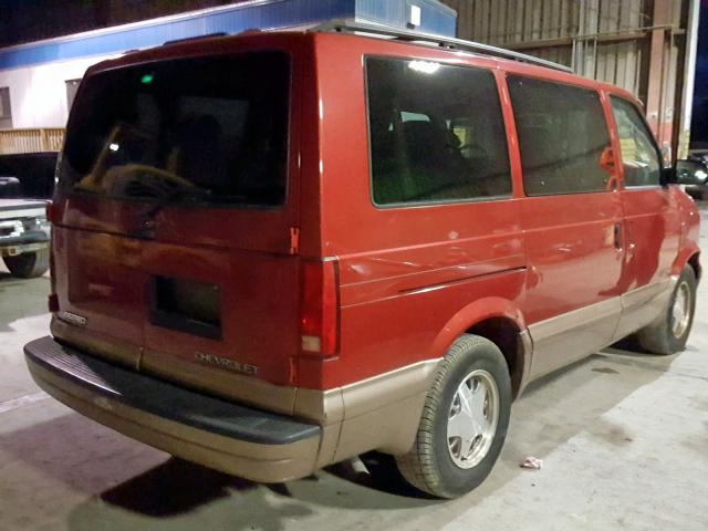 1GNDM19X02B144013 - 2002 CHEVROLET ASTRO MAROON photo 4