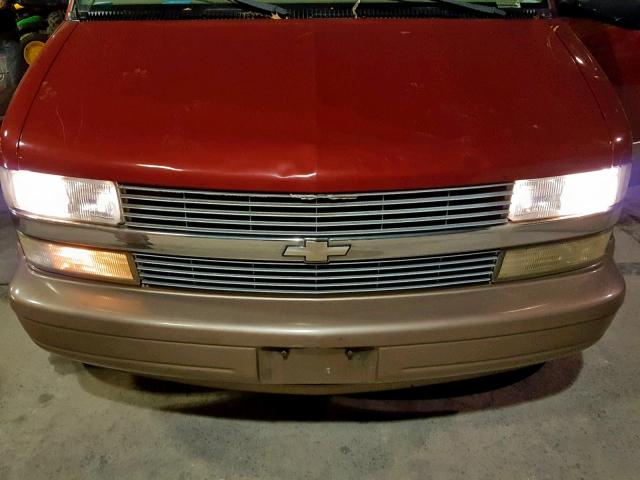 1GNDM19X02B144013 - 2002 CHEVROLET ASTRO MAROON photo 7