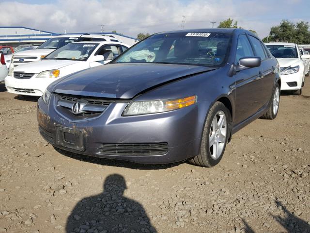 19UUA66295A007204 - 2005 ACURA TL GRAY photo 2