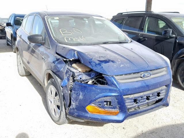 1FMCU0F74DUC70235 - 2013 FORD ESCAPE S BLUE photo 1