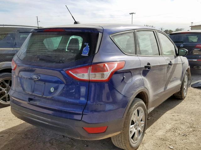 1FMCU0F74DUC70235 - 2013 FORD ESCAPE S BLUE photo 4