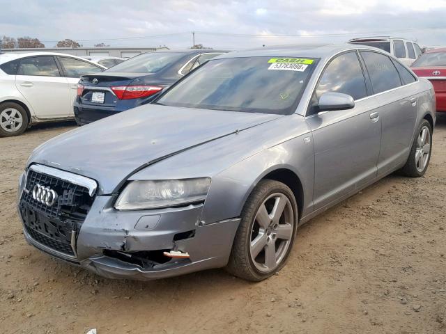 WAUDH74F28N127202 - 2008 AUDI A6 3.2 QUA GRAY photo 2