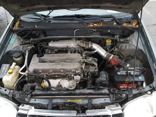 3N1BB51D81L107676 - 2001 NISSAN SENTRA SE GRAY photo 7