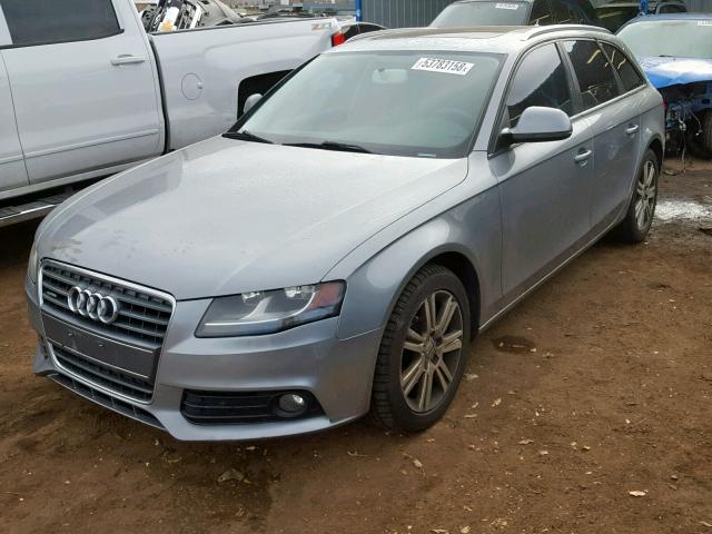 WAUVF78K69A202445 - 2009 AUDI A4 2.0T AV GRAY photo 2