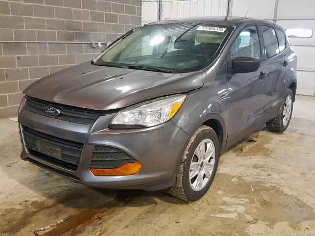 1FMCU0F78EUB15737 - 2014 FORD ESCAPE S GRAY photo 2